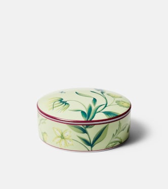 Florenza floral porcelain container | Ginori 1735