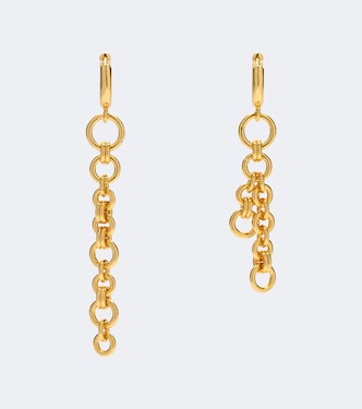 Revenge asymmetric chain drop earrings | Déhanche
