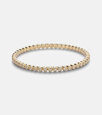 Stretchy 18kt gold bracelet with diamonds | Bucherer Fine Jewellery