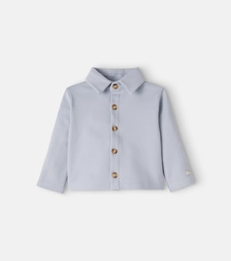 Baby Touten cotton-blend shirt | Donsje