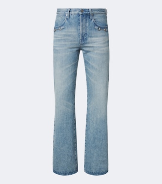 Horsebit flared jeans | Gucci