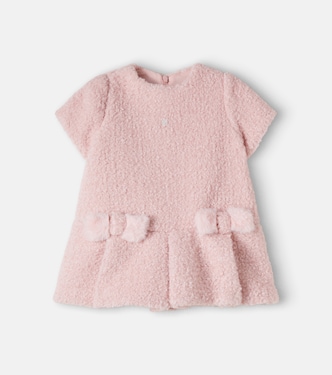 Baby Bow-detail bouclé dress | Patachou