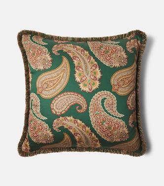 Paisley cotton cushion | Etro