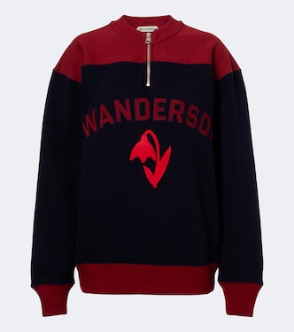 Besticktes Sweatshirt aus einem Wollgemisch | JW Anderson