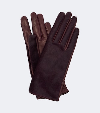 Handschuhe aus Leder und Seide | Nour Hammour