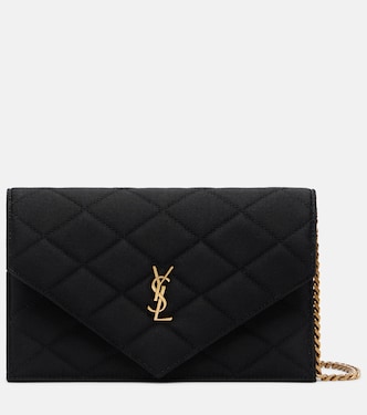 Paris Mini quilted satin shoulder bag | Saint Laurent