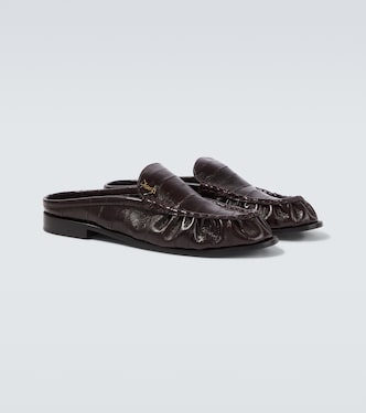 Mules Le Loafer en cuir d'anguille | Saint Laurent