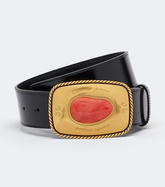 Embellished leather belt | Valentino Garavani