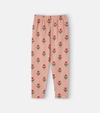 Floral cotton-blend leggings | Emile et Ida