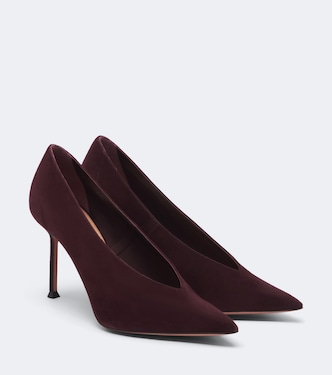 볼테르 스웨이드 펌프스 | Aquazzura
