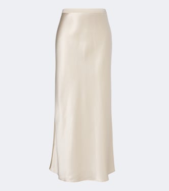 Isaak silk satin maxi skirt | Joseph