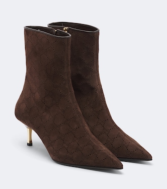 Botines Bombshell de ante con GG | Gucci