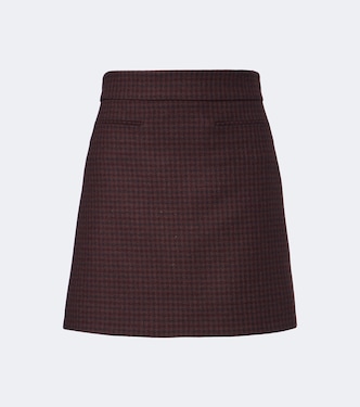 Minirock aus einem Wollgemisch | Gucci