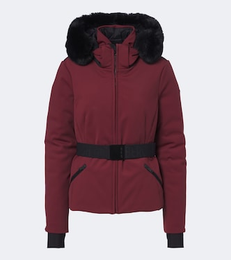 Hida belted hooded ski jacket | Goldbergh