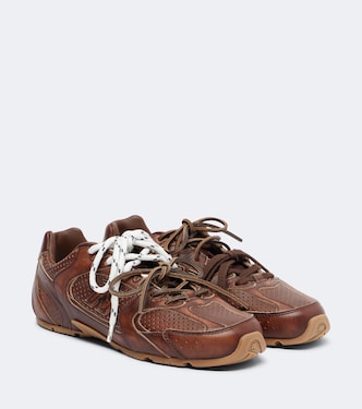 x New Balance 530 SL leather sneakers | Miu Miu