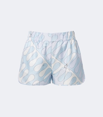 Leocorno silk twill shorts | Pucci