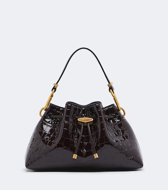 Cinch Small patent leather top-handle bag | Jimmy Choo