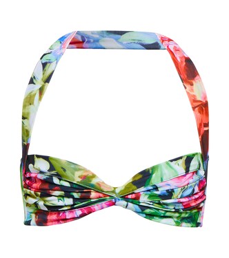 Bill floral bikini top | Norma Kamali