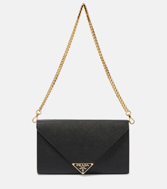 Cartera con cadena de piel Saffiano | Prada