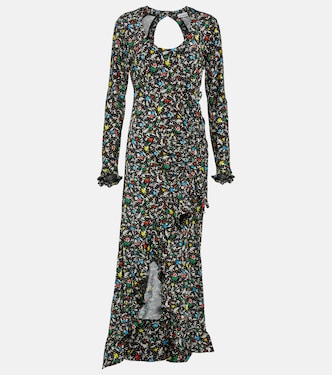 Printed wrap midi dress | Rabanne