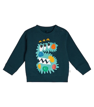 Printed cotton jersey sweatshirt | Stella McCartney Kids