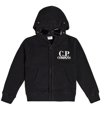 Goggle cotton jersey hoodie | C.P. Company Kids