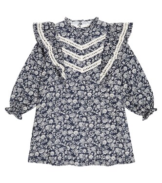 Adelaine floral lace-trimmed dress | The New Society