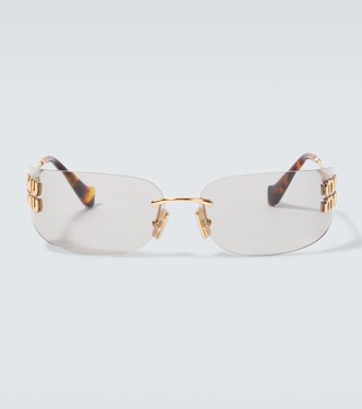 Ovale Sonnenbrille | Miu Miu