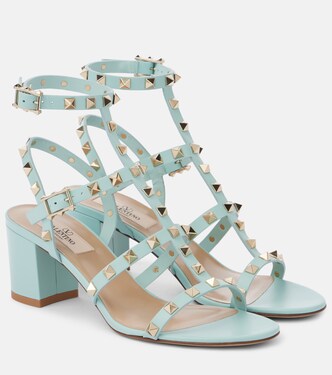 Sandalen Rockstud 60 aus Leder | Valentino Garavani