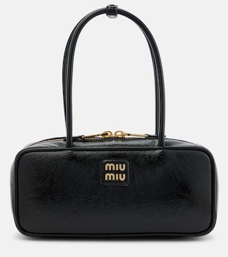 Beau patent leather tote bag | Miu Miu