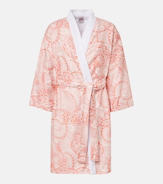 Bloom paisley cotton bathrobe | Etro