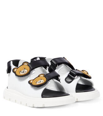 Teddy Bear leather sandals | Moschino Kids