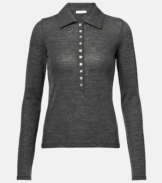 Sheer polo shirt | Vince