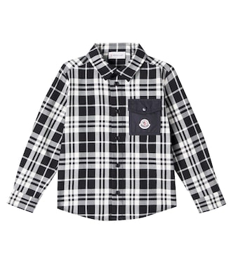 Checked cotton shirt | Moncler Enfant