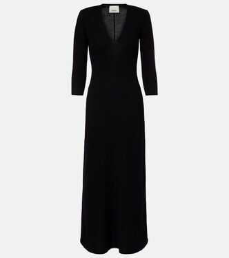 Robe longue Salina en laine mélangée | Isabel Marant