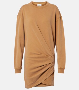 Pipper gathered cotton sweatshirt dress | Marant Etoile