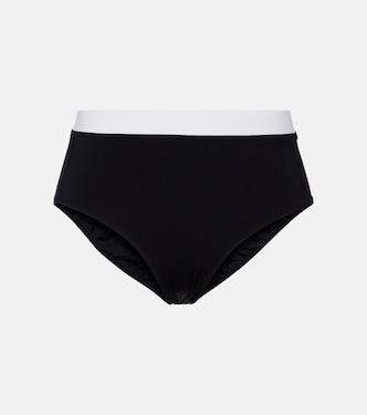 Devon high-rise bikini bottoms | Staud