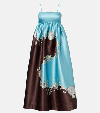 Robe longue Gia imprimée | Alémais