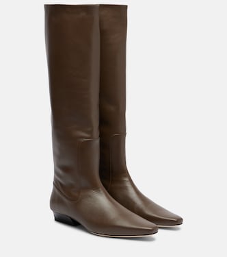 Wally leather knee-high boots | Staud