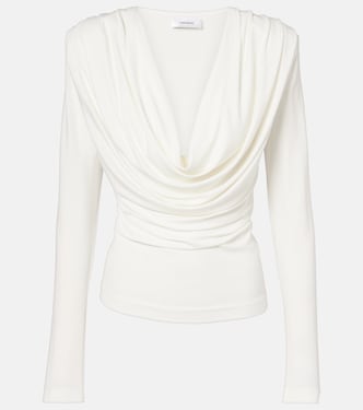 Draped jersey top | Wardrobe.NYC