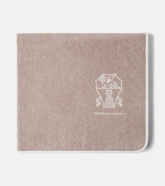 Logo cotton terry towel | Brunello Cucinelli