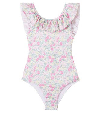 Floral ruffled swimsuit | Tartine et Chocolat