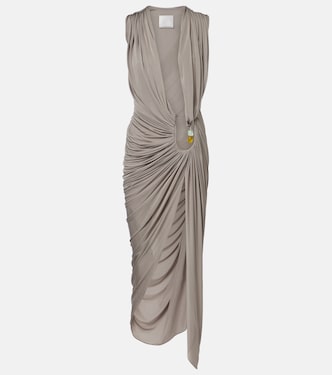 Ripple embellished draped jersey gown | Christopher Esber
