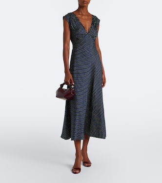 tahlia midi dress Tahlia Pointelle Knit Midi Dress / White | MESHKI