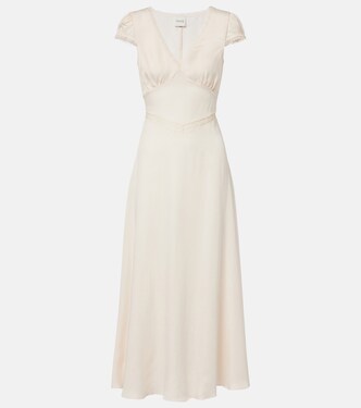 Vestido midi Perla con encaje | Posse