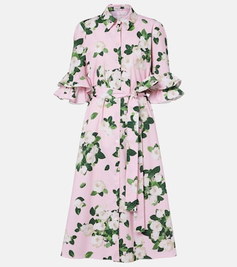 Abito chemisier in misto cotone | Carolina Herrera