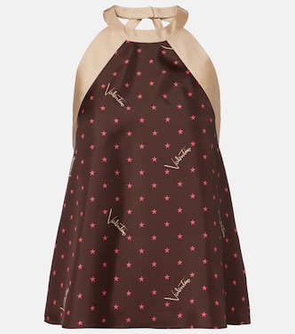 Top aus Seiden-Twill | Valentino