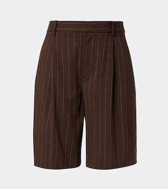 Striped wool shorts | Ralph Lauren Collection