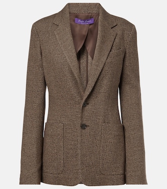 Blazer Hailey en laine, soie et cachemire | Ralph Lauren Collection