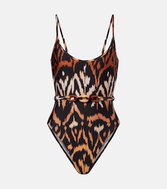 Aster Scoop printed swimsuit | Zimmermann